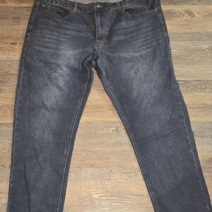 Van Heusen Dark Blue Regular Tapered Jeans